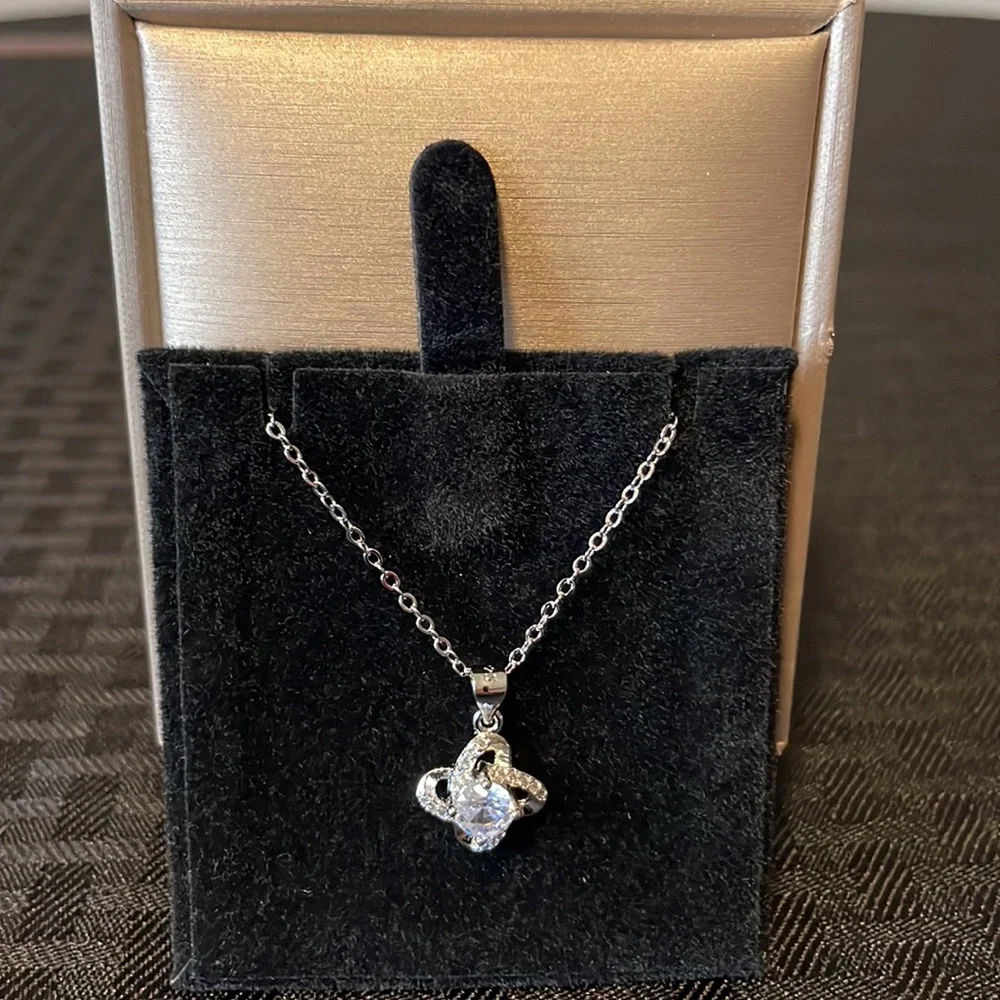 18” sterling silver necklace with Pendent New - Picture 15 of 16